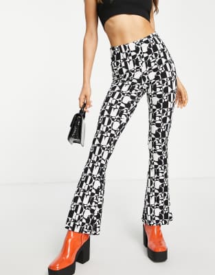 petite flares patterned