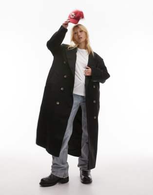 Stone Petite Smart Longline Coat