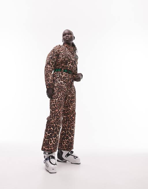 Leopard ski sale suit