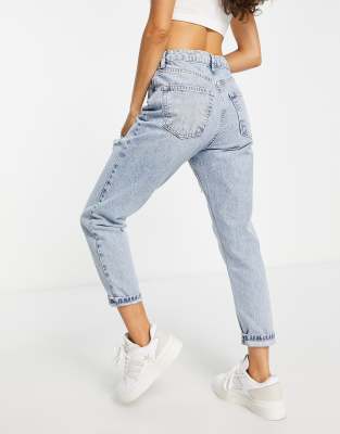 topshop sofia ripped mom jeans