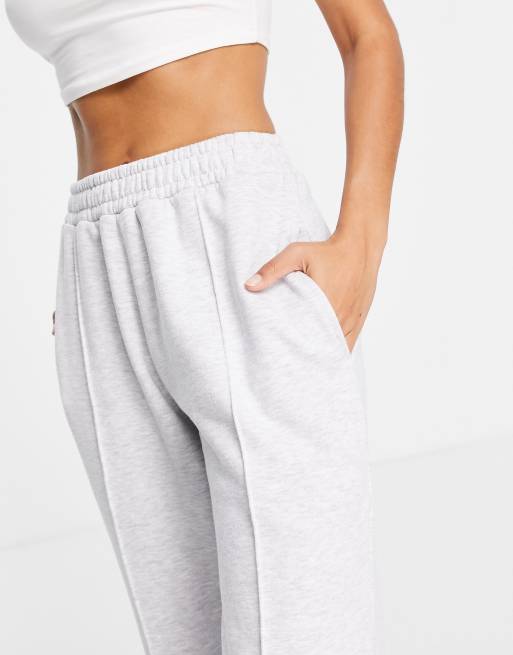 Womens Straight Leg Split Hem Joggers - Grey - 10, Grey from Boohoo on 21  Buttons