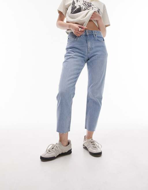 Topshop petite store straight leg jeans