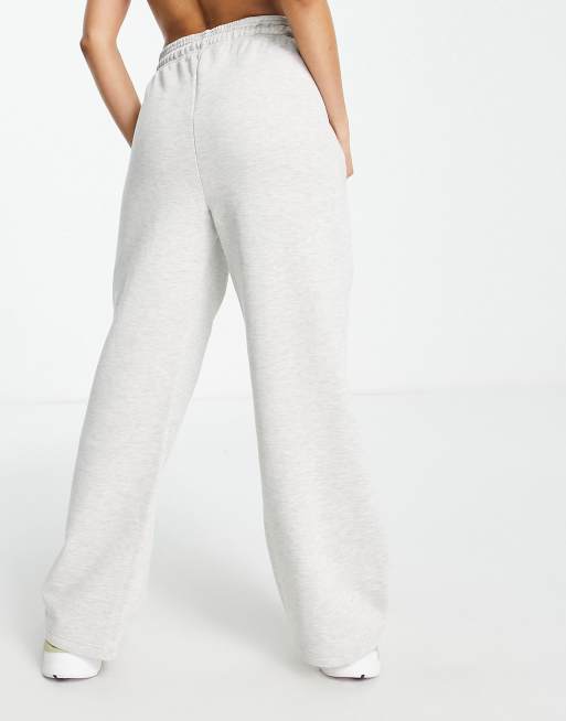 Topshop straight leg jogger in grey marl