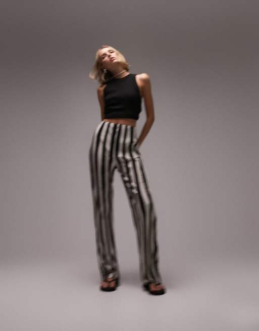 Striped store trousers petite