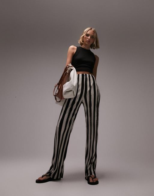 Petite cheap striped pants