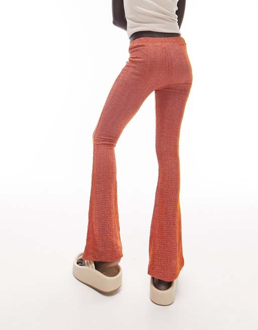 Topshop orange hot sale trousers