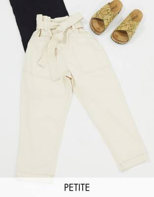 topshop ecru jeans