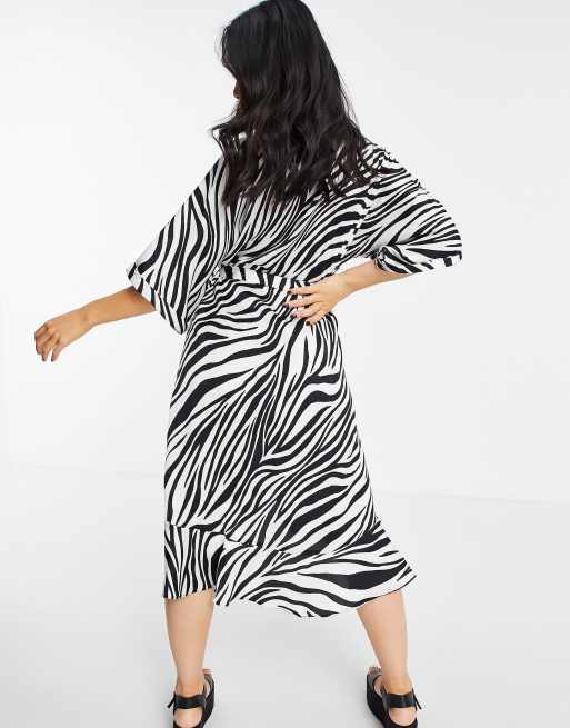 Topshop zebra hotsell shirt dress