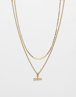 Topshop on sale gold necklace