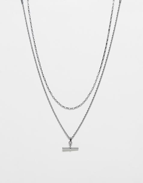 Topshop Priscilla 3-pack waterproof stainless steel necklaces in