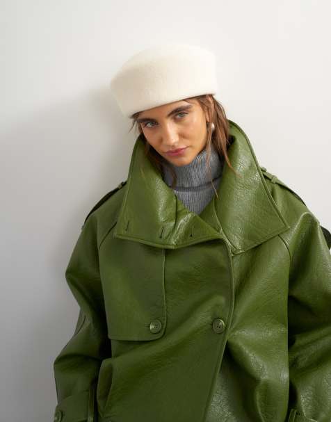 Topshop pillbox-hat i råhvid - view 1