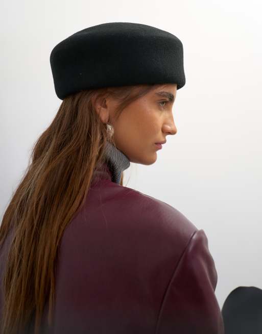 Topshop Pillbox-Hut in Schwarz, 2 von 3
