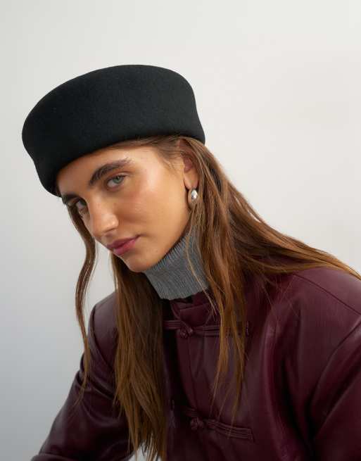 Topshop Pillbox-Hut in Schwarz, 3 von 3