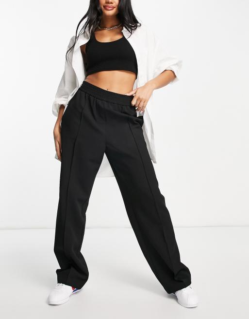 Topshop petite black online joggers