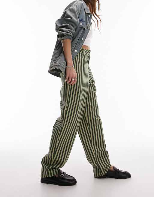 Topshop striped sales pants