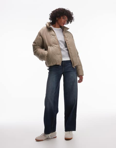 Topshop - Piumino stile bomber color fungo - view 1