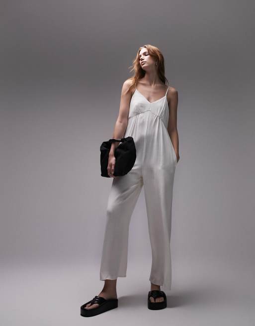 Topshop store linen jumpsuit