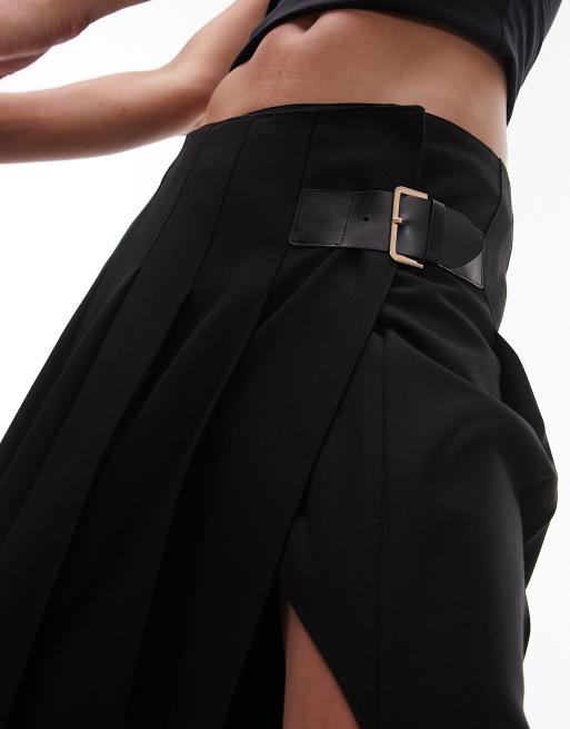 Long pleated skirt clearance topshop