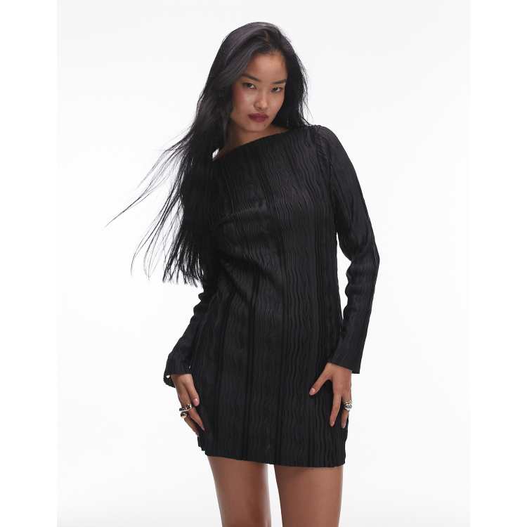 Topshop black dress sales