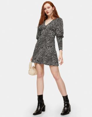 topshop plunge dress