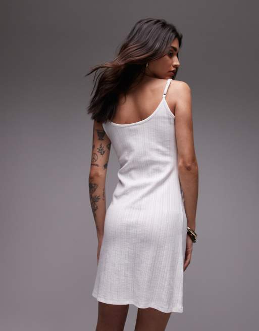chinese dress ladies Forget Me Not Criss-Cross Back Lace Bodycon Dress White main image 1