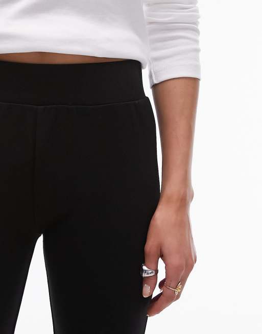 New Look fleece leggings in black