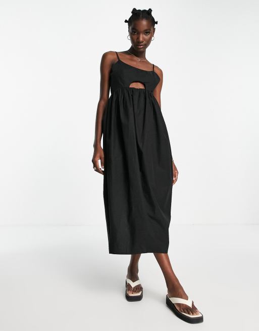 Topshop cut on sale out midi dress