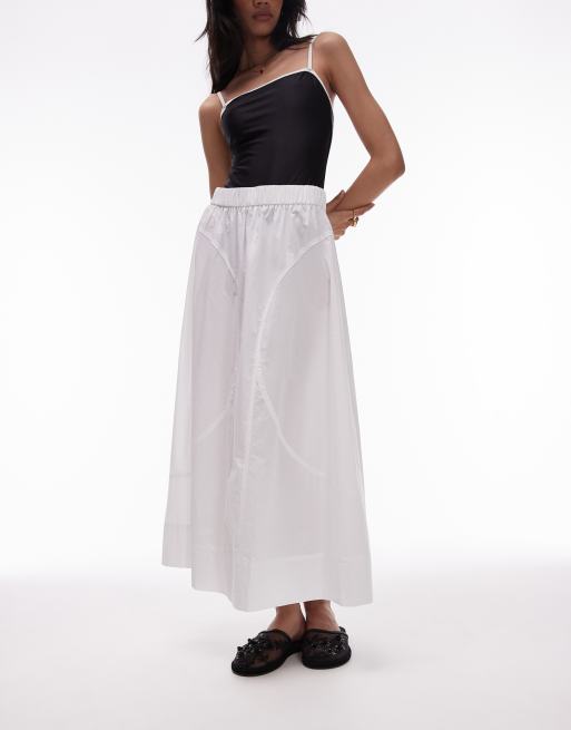 White midi skirt topshop sales
