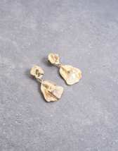 Topshop Portia drop earrings in gold