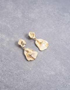 Portia drop earrings in gold