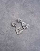 Topshop Portia drop earrings in silver