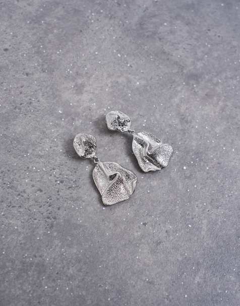 Topshop - Portia - Oorhangers in zilver - view 1