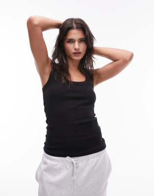 top shop u neck tank