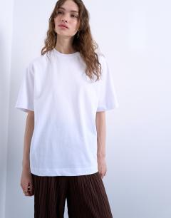 Premium basic short sleeve tee in white