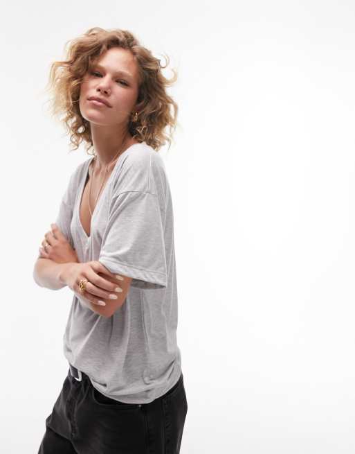 topshop v neck t shirt