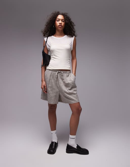 Topshop Premium - Débardeur basique double épaisseur transparent - Neutre, 3 de 4