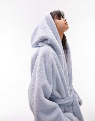 Fluffy dressing gown outlet topshop