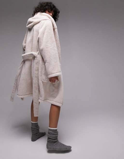 Grey dressing gown store topshop