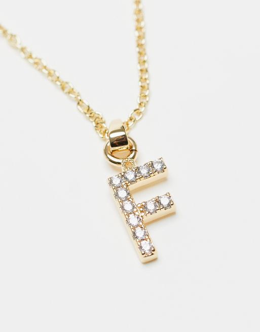 Topshop – Premium – Halskedja med strassprytt 