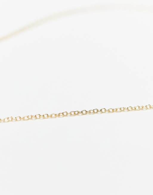 Topshop – Premium – Kedja med "A"-hänge i strass, 2 av 4