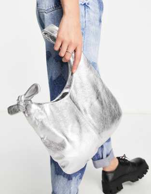 silver bag topshop