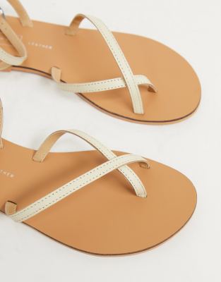 topshop cream sandals