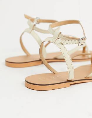 topshop cream sandals