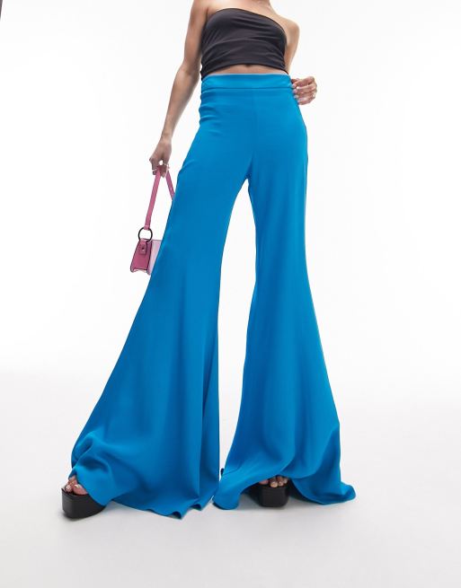 Flared shop trousers topshop