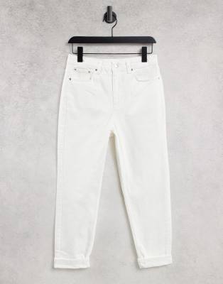 white topshop mom jeans