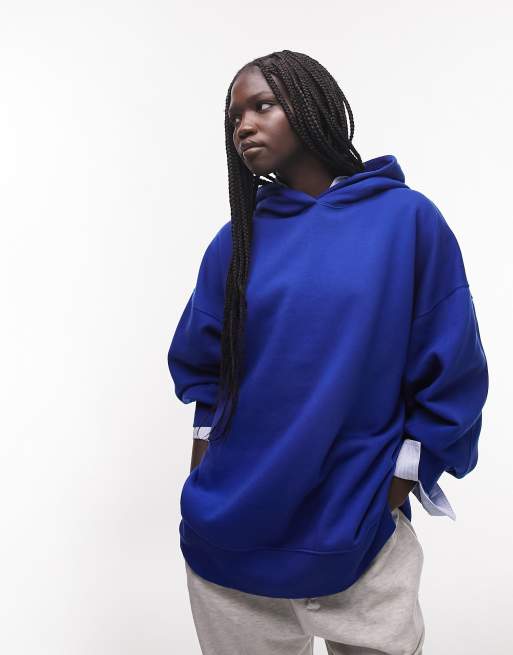 Luxury Oversized Hoodie - Royal Blue