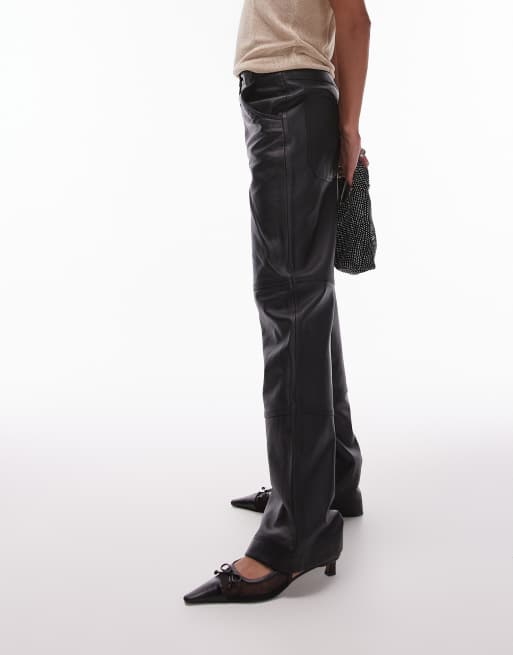 Topshop patent leather pants sales