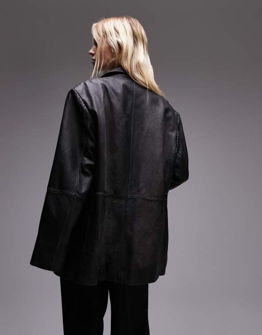 Topshop crepe coat hotsell