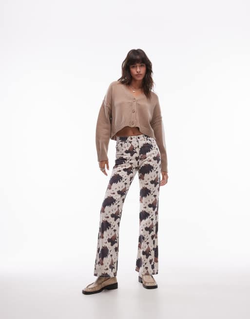 Topshop - Premium - Ruimvallend vest van wolmix in lichtbeige, 2 van 4