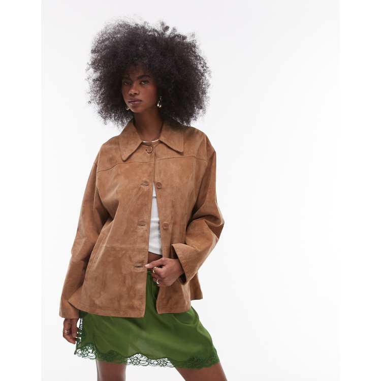 トップス OOTHO Original Faux Suede Shirt / Camel Original Faux Suede Shirt / Camel – OOTHO